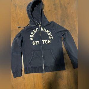 Abercrombie & fitch vintage women’s Y2K hoodie medium sweatshirt logo top jacket